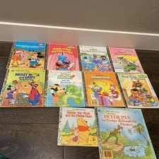 Vtg Little Golden Books 1980s 1990s, Lot Of 10 picture