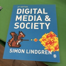 Digital Media and Society by Simon Lindgren 2e Paperback picture