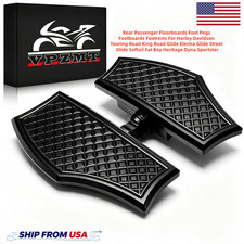 Rear Passenger Floorboards Foot Pegs Footboards Floor For Harley Touring Black picture