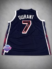Kevin Durant Signed Autographed 2024 USA Olympic Jersey BAS COA Paris Gold picture