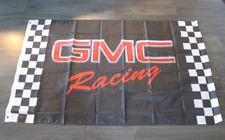 GMC Racing Banner Flag 3x5 GM General Motors Auto Parts Store Garage Speed Shop picture