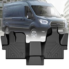 Floor Mat 1st Row Liner for 2022-2025 Ford Transit 150/250/350 TPE All Weather picture