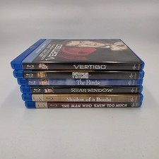 Alred Hitchcock  Blu-ray Movie Lot 6 - The Birds, Vertigo, Pyscho, Rear Window picture