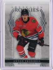 2026-27 UD Artifacts ANTON FRONDELL SSP Clear Cut Acetate Rookie Blackhawks Fire picture