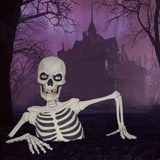 Halloween  Giant Ground Breaking Skeleton with Lights & Sounds picture