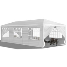 10'x30' Outdoor Canopy Tent Party Wedding Tent Pavilion 8 Removable Side Wall US picture