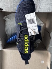 adidas Kaptir 3.0 Men’s Low Top Athletic Sneakers Black Blue Yellow Lace Up picture