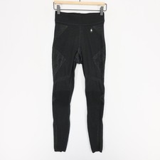 Smartwool Intraknit Thermal Merino Base Layer Pants Womens S Black Leggings picture