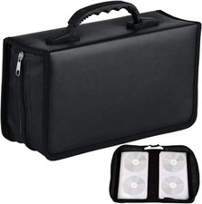 128 Disc Pu Leather CD Binder Case Portable DVD Storage Holder Album Organizer picture