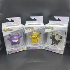 30th Anniversary Pokémon Jazwares 3in Glitter figures NIB Pikachu Gengar Umbreon picture