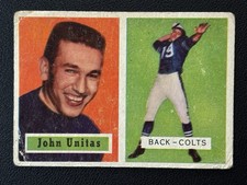 1957 Topps Football Card #138 John Johnny Unitas Baltimore Colts (Lot of 2) picture