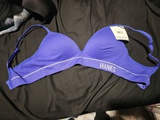 Hanes Women's Blue Bra picture