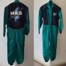 HKS Racing 90s Overalls Jumpsuit L Vintage Wheel FOR Nismo Greddy Jacket SWEATER picture