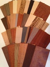 Wood Veneer variety piece mix pack over 20 sq ft  Artist craft cricut Marquetry picture
