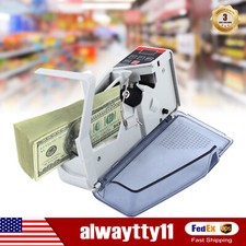 Mini Portable Money Counter Machine - Fast 600 Bills/Min Counting picture
