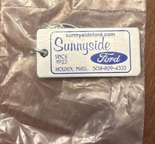 Vintage Sunnyside Ford Dealership Key Chain Holden, MA - New Old Stock picture
