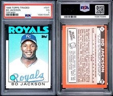 1989 Topps Bo Jackson Rookie Card (Tiffany) – #57T – PSA 3 VG picture