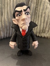 Dracula Vampire 3D Printed Figure, Black Suit Red Tie picture
