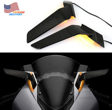 For BMW S1000RR Motorcycle Rearview Wing Mirrors with LED Turn Signal Light picture