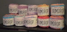 Huge Gorgeous Lot Of 16 New Skeins Of Premier Gumdrop chenille Yarn picture