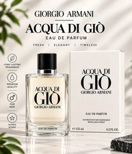 New Giorgio Armani Aqua Di Gio 4.2oz Spray for Men Eau De Parfum sealed box picture