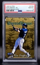 1999 Fleer Ultra Ken Griffey Jr Gold Medallion Season Crowns Edition #219G PSA 8 picture