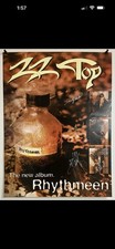 ZZ Top Full Band Signed Poster. Rare. Authentic. Autographed.  USA picture