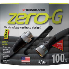 Zero-G Teknor Apex 5/8-in x 100-ft Premium -Duty Kink Free Woven Gray Hose picture
