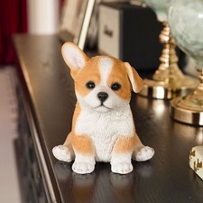 SoReal Yellow Corgi Decorative Puppy Figurine picture