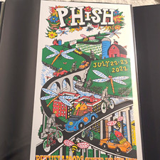Pollock Phish Bethel Woods 7/22-23/2022 Signed Limited Poster Print Unframed picture