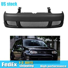 For 1999-2005 Volkswagen Golf MK4 R32 Style Front Bumper Cover with Mesh Grille picture