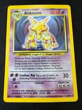 Alakazam Holo Rare Base Set 001/102 LP picture