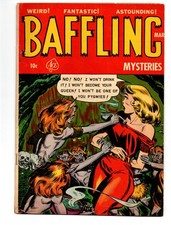 BAFFLING MYSTERIES #14 (1953) - GRADE 5.0 - ACE COMICS GOLDEN AGE HORROR picture