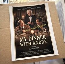 My Dinner With Andre 1981 Movie Poster RARE 8.5x11  Andre Gregory, Wallace Shawn picture
