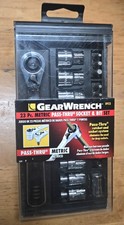 GEARWRENCH 23 PC METRIC PASS-THRU SOCKET & BIT SET NEW NICE picture