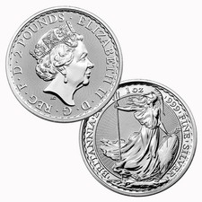 2019 Great Britain £2 Silver Britannia 1oz .999 BU picture