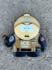 Cartman South park  2 1/4inch ICE ERO  challenge coin picture
