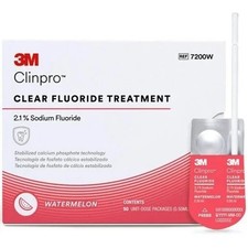 3M ESPE 7200W Clinpro Clear Fluoride Treatment Watermelon 50/Pk 0.5mL picture