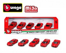 BBURAGO 1:64 FERRARI Collection 5 Pack Diecast Model Car picture