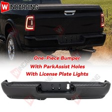 Rear Step Bumper w/Park Assist For 2019-2024 RAM 2500 3500 Pickup Steel Black picture