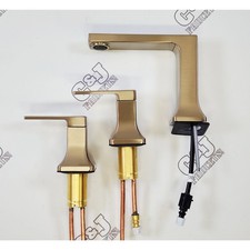 Delta 3537LF-CZMPU Velum 1.2 GPM Widespread Bathroom Faucet - Champagne Bronze picture