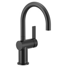 Moen 5922BL Cia 1.5 GPM Single Hole Bar Faucet, Matte Black picture