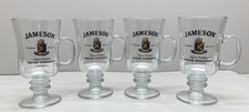 Set of 4 Jameson Irish Whiskey Footed Glass 12-14 oz. Irish Coffee Mugs picture