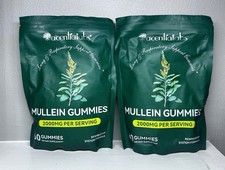 Acentiallabs Mullein Gummies 2000 mg per serving - Lung Support- Lot Of 2-SEALED picture