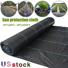 6FTx300FT 3.2oz WEED BARRIER Landscape Fabric Ground Cover Weed Control picture