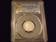 2023   5 C         AUSTRALIA       PCGS  PR 70 picture