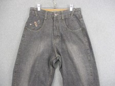 Vintage Brooklyn Xpress Jeans Mens 32 Gray Baggy Hip Hop Streetwear Y2K 2000s picture