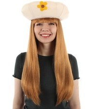 Adult Women’s Goofy Dog Animated Movie Best Friend Brown Wig With Hat ,HW-7077 picture