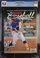 JESUS MADE ROOKIE NEWSSTAND COVER BECKETT MAG MILWAUKEE BREWERS RARE CGC 9.6 picture