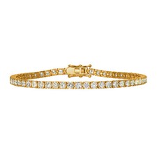 2.00 Carat Natural Diamond Tennis Bracelet G-H SI 14K Yellow Gold 7'' 84 stones picture